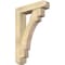 Ekena Millwork Merced Craftsman Rough Sawn Bracket w/ Offset Brace, Douglas Fir, 6"W x 24"D x 36"H BKT0604X24X36MRC04RDF - alternate 1